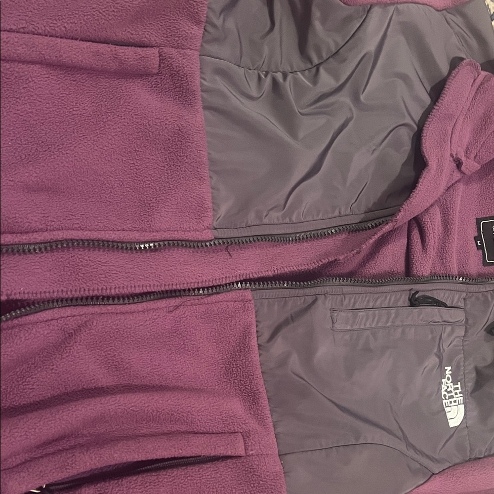 The North Face Purple and Gray Hooded Jacket - Picture 6 of 8